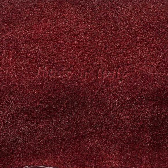 Celine Burgundy Grained Leather Mini Belt Bag - Picture 7 of 11